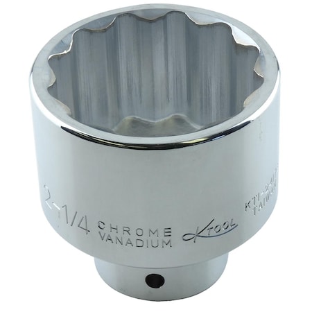 K-Tool International 3/4" Drive, 2-1/4" SAE Socket, 12 Points, 3/4" Dr, 2-1/4 KTI-24173